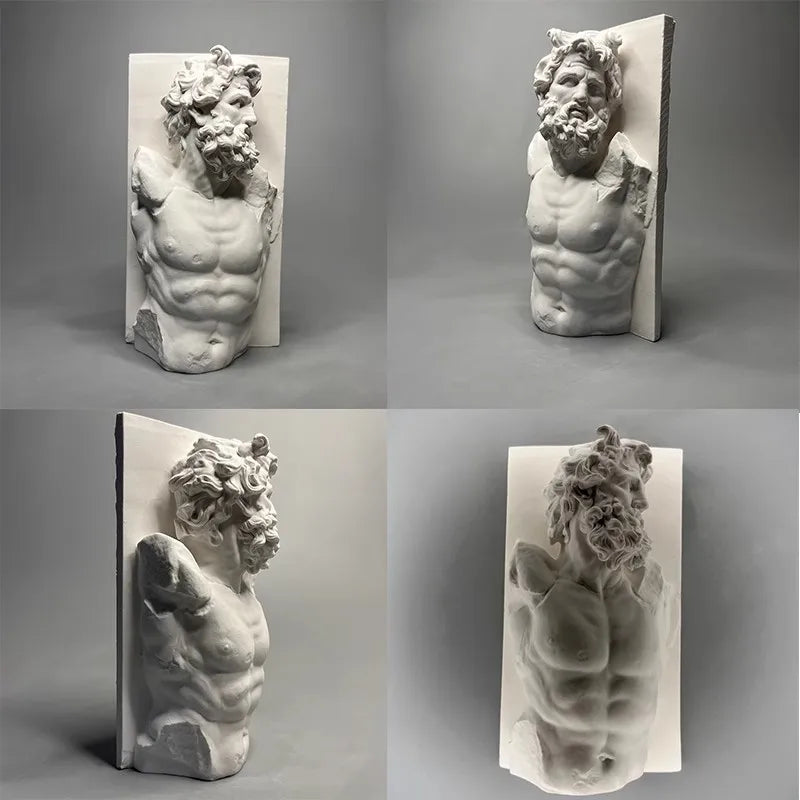 Mythology Statue Home Decoration Elegant Room Decoration Accessories European Figure Sculpture Aesthetic Art Figurine Decoration